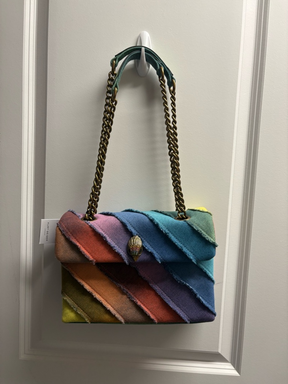 Multicolor Kurt Geiger Chevron Shoulder Bag